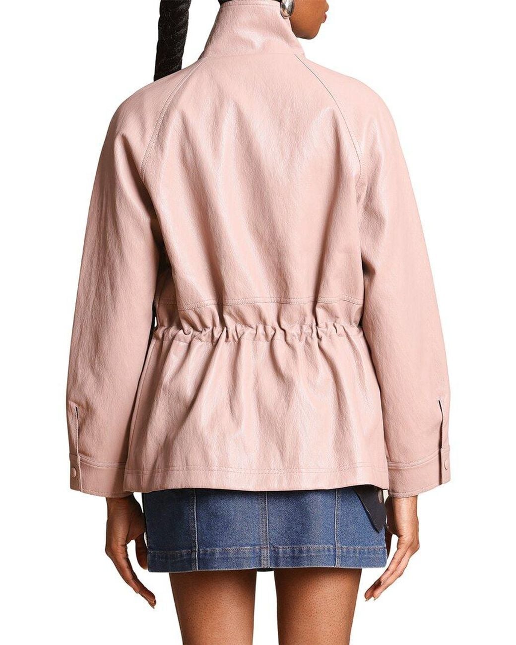 Avec Les Filles Pink Slouchy Anorak