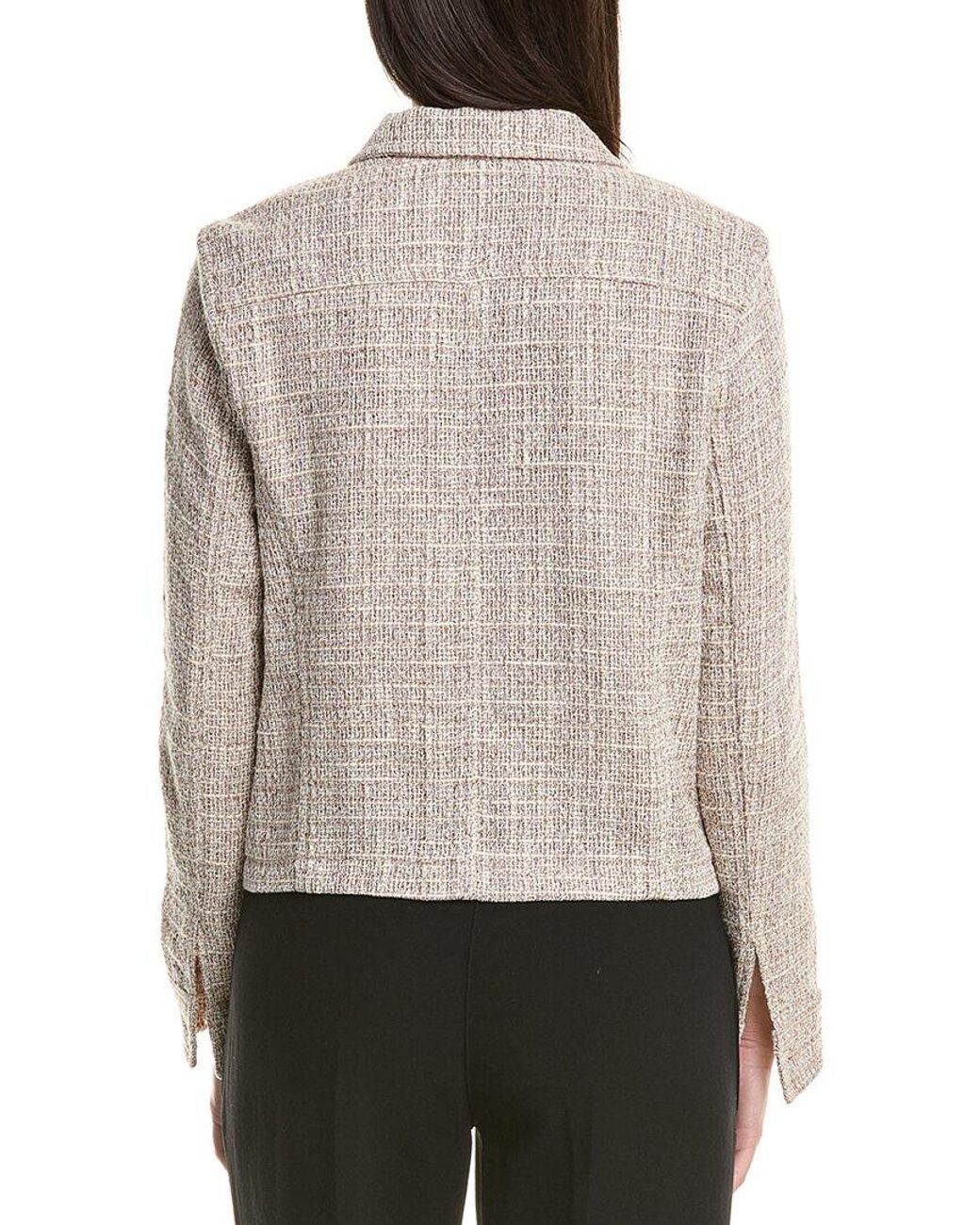 J.McLaughlin Natural Colby Linen-Blend Jacket