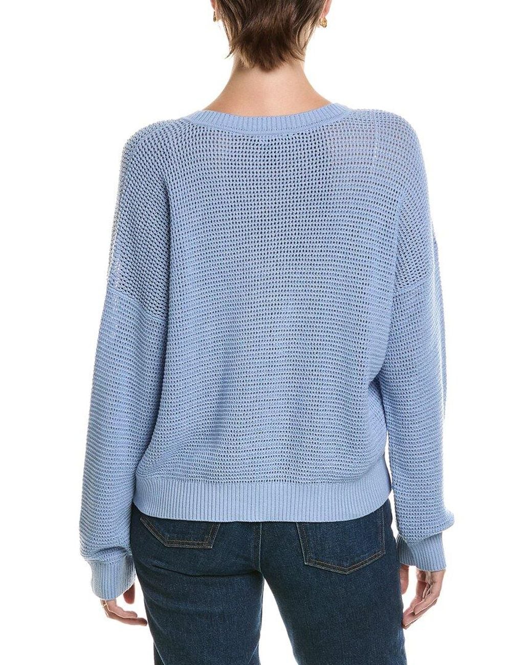 Eileen Fisher Blue Crewneck Sweater