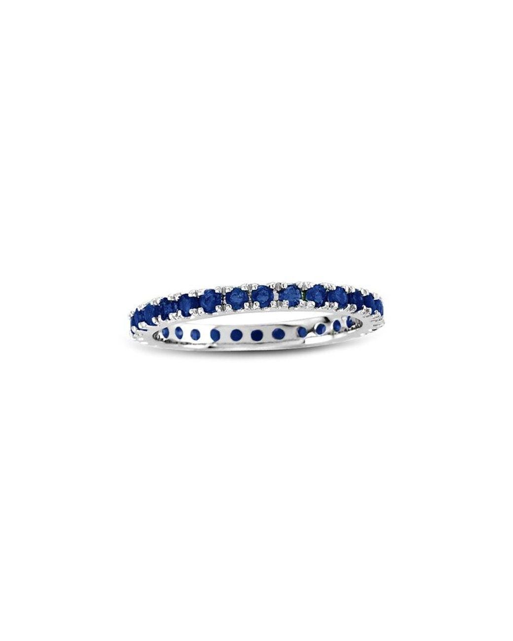 Diana M Blue Fine Jewelry 14k 0.70 Ct. Tw. Sapphire Eternity Ring
