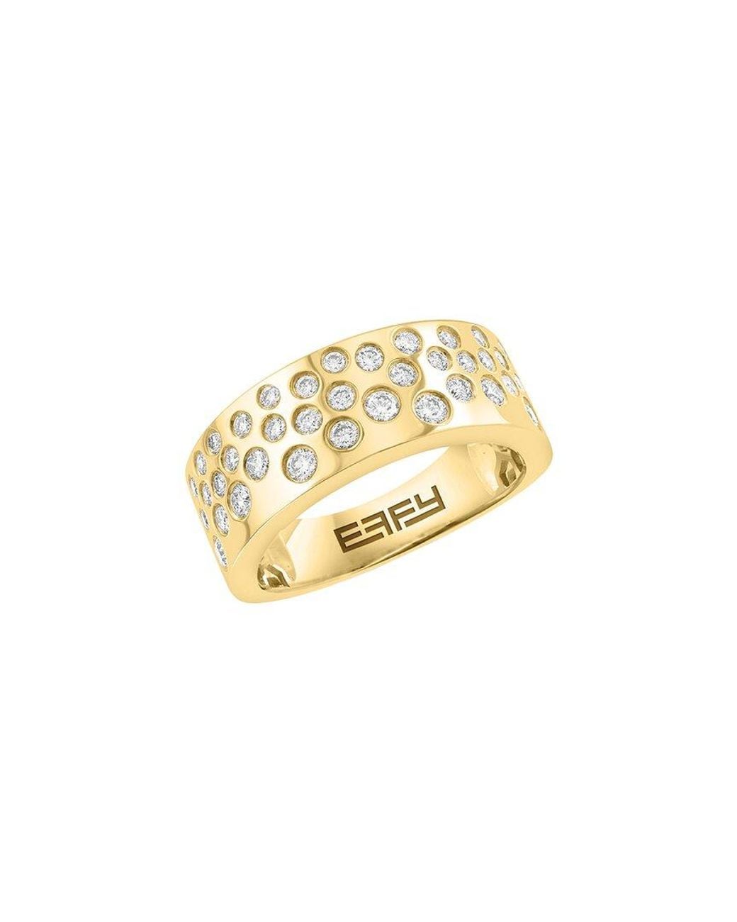 Effy Fine Jewelry Metallic 14K 0.65 Ct. Tw. Diamond Ring