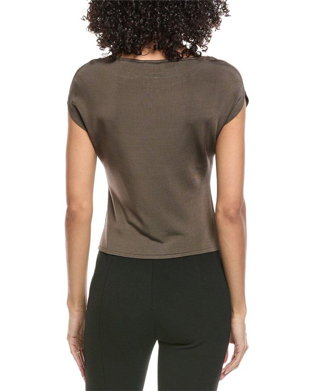 Jonathan Simkhai Gray Lorra Off Shoulder Top