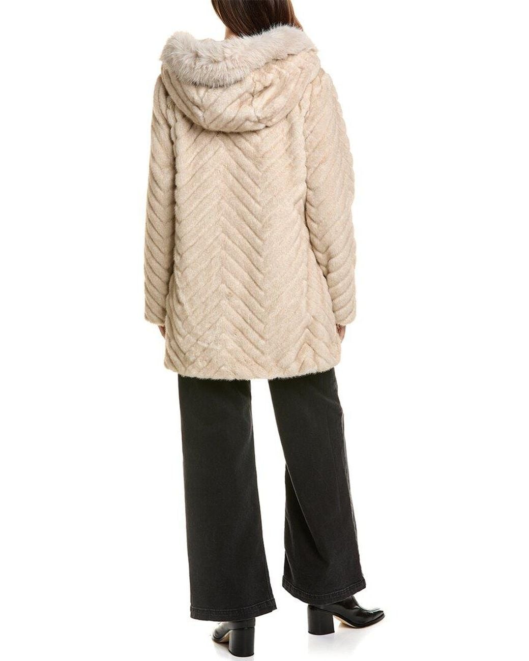 Via Spiga Natural Hooded Jacket