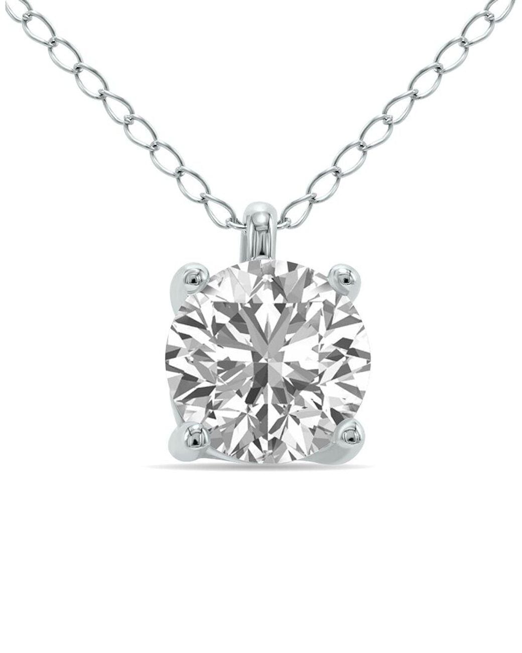 Diamond Select Cuts White 14k 0.75 Ct. Tw. Diamond Pendant Necklace