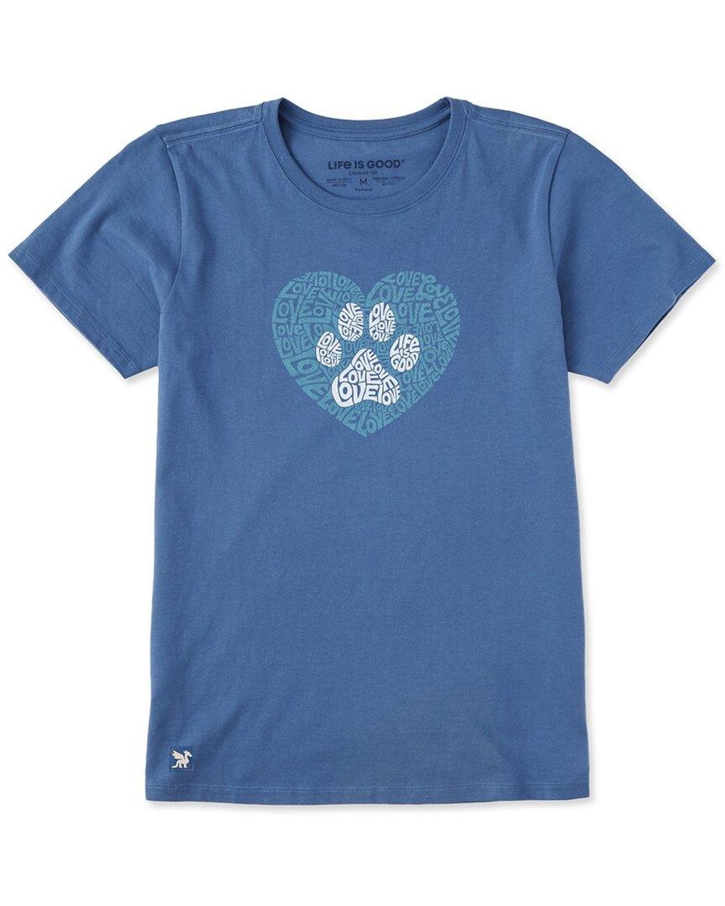 Life Is Good. Blue Crusher T-Shirt