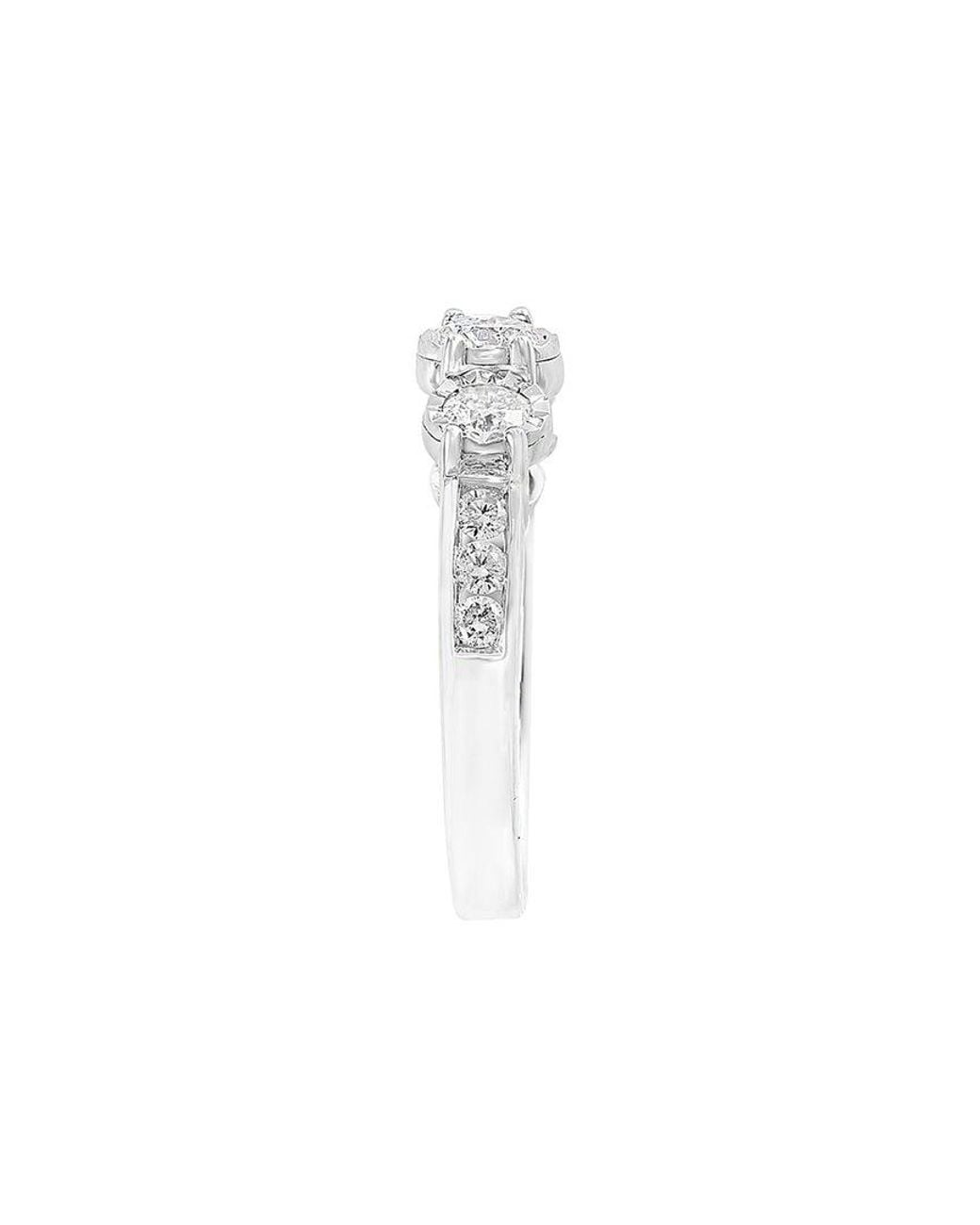 Effy Fine Jewelry White 14K 0.95 Ct. Tw. Diamond Ring