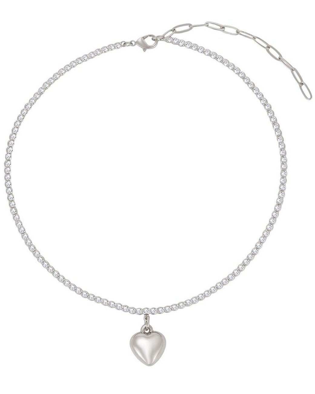 Adornia White Plated Necklace