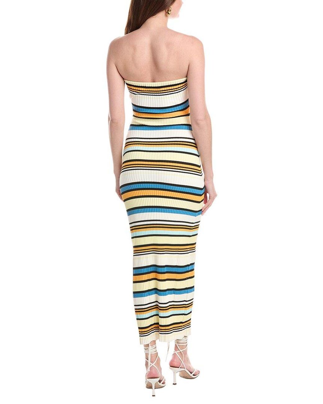Solid & Striped Blue The Caroline Maxi Dress