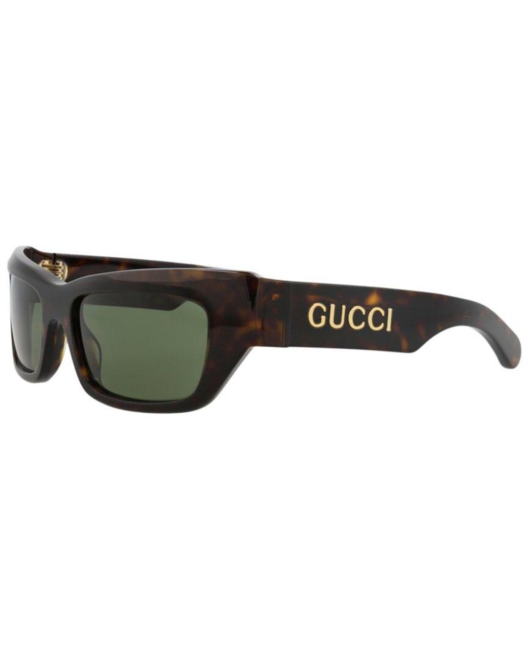 Gucci Brown 55Mm Sunglasses for men