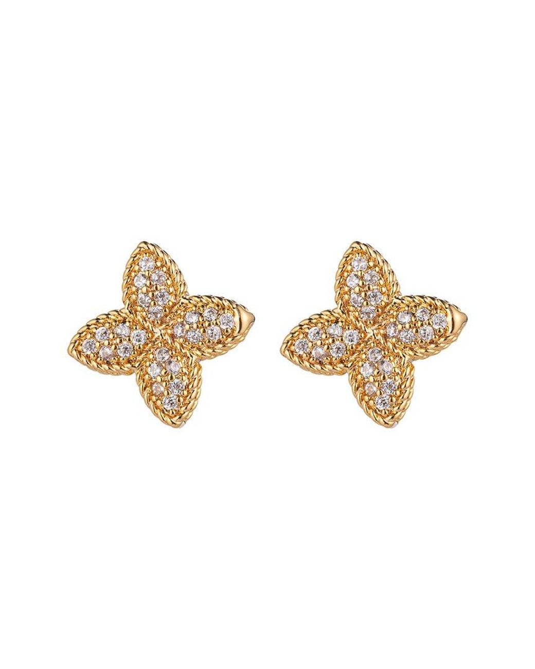 Eye Candy LA White Cz Stud Earring
