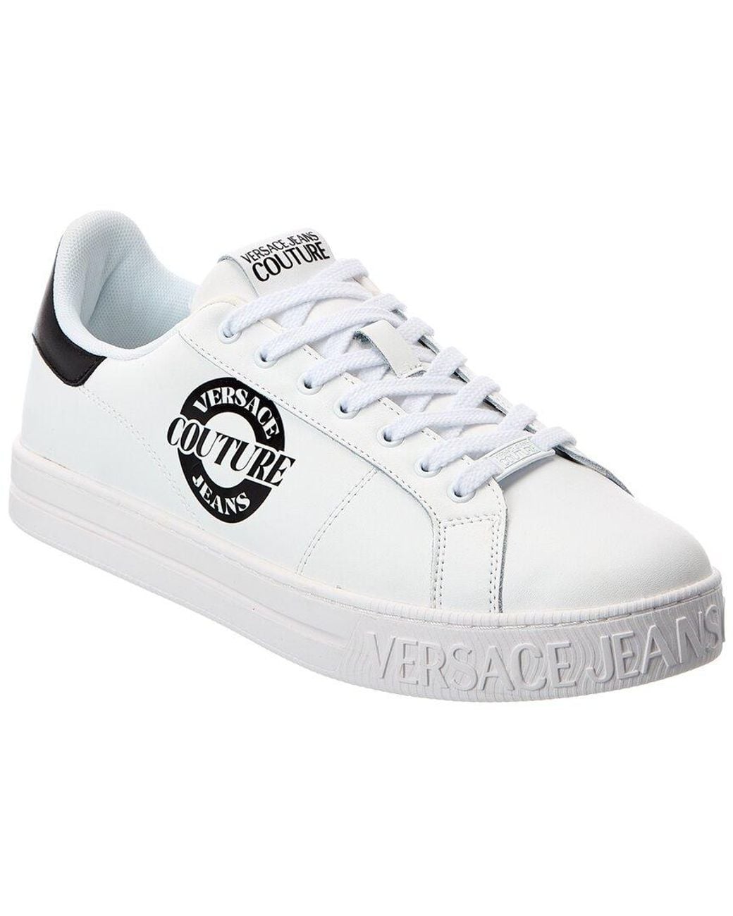 Versace Jeans Couture White Leather Sneaker for men