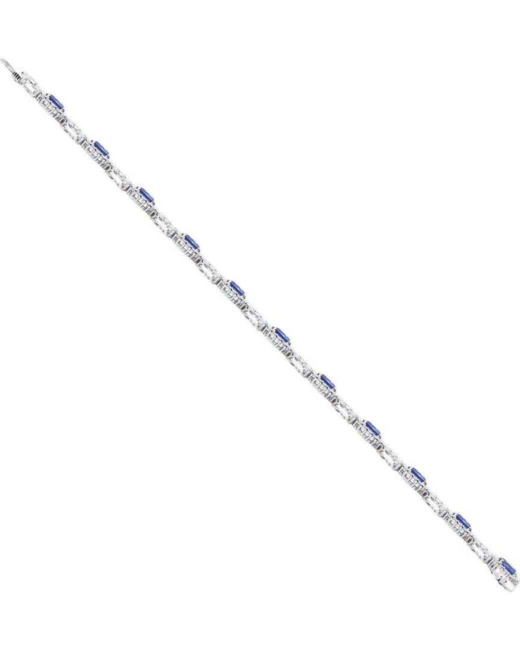 Gregg Ruth Metallic 18K 14.62 Ct. Tw. Diamond & Sapphire Bracelet