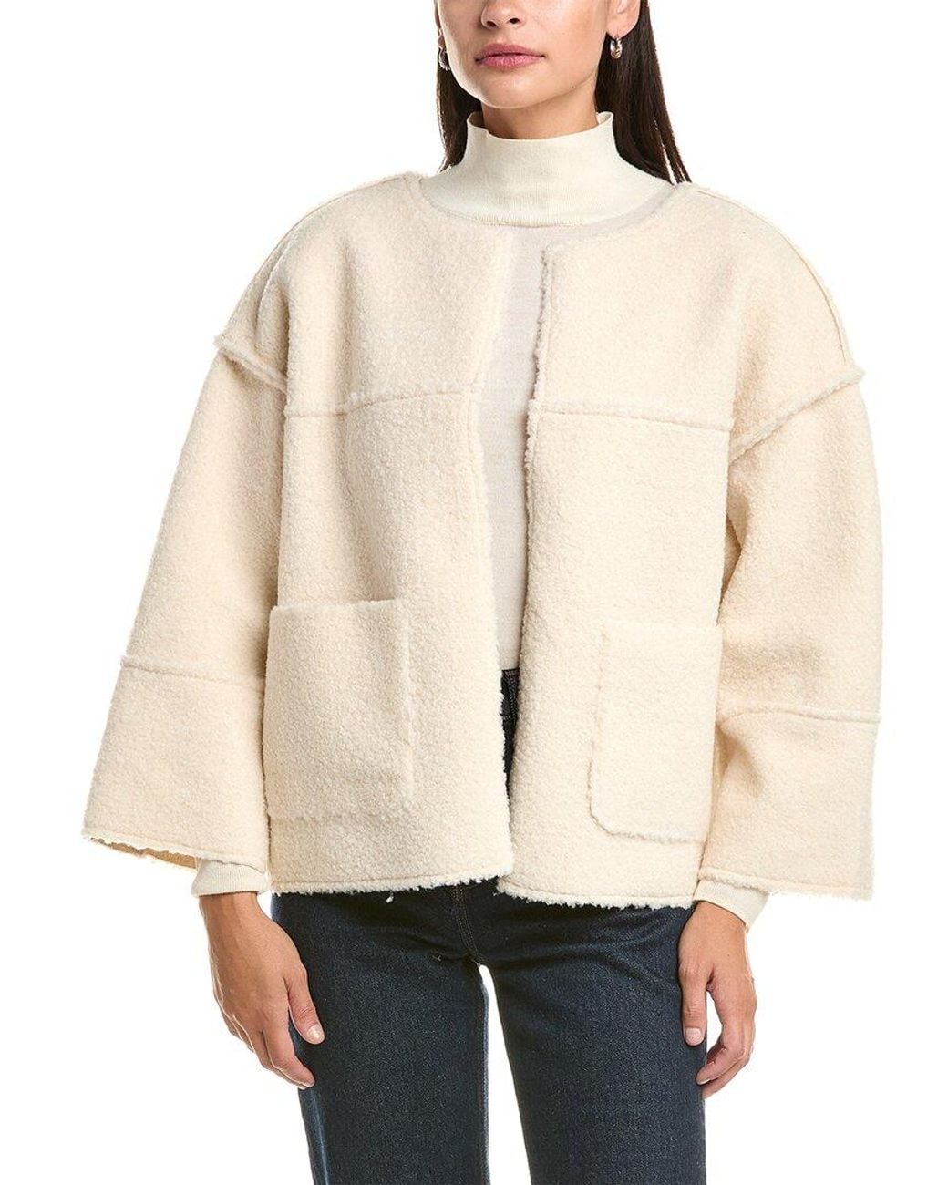 La Fiorentina Natural Teddy Jacket