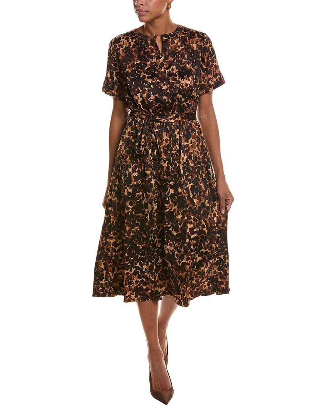 DKNY Brown Shirt Dress