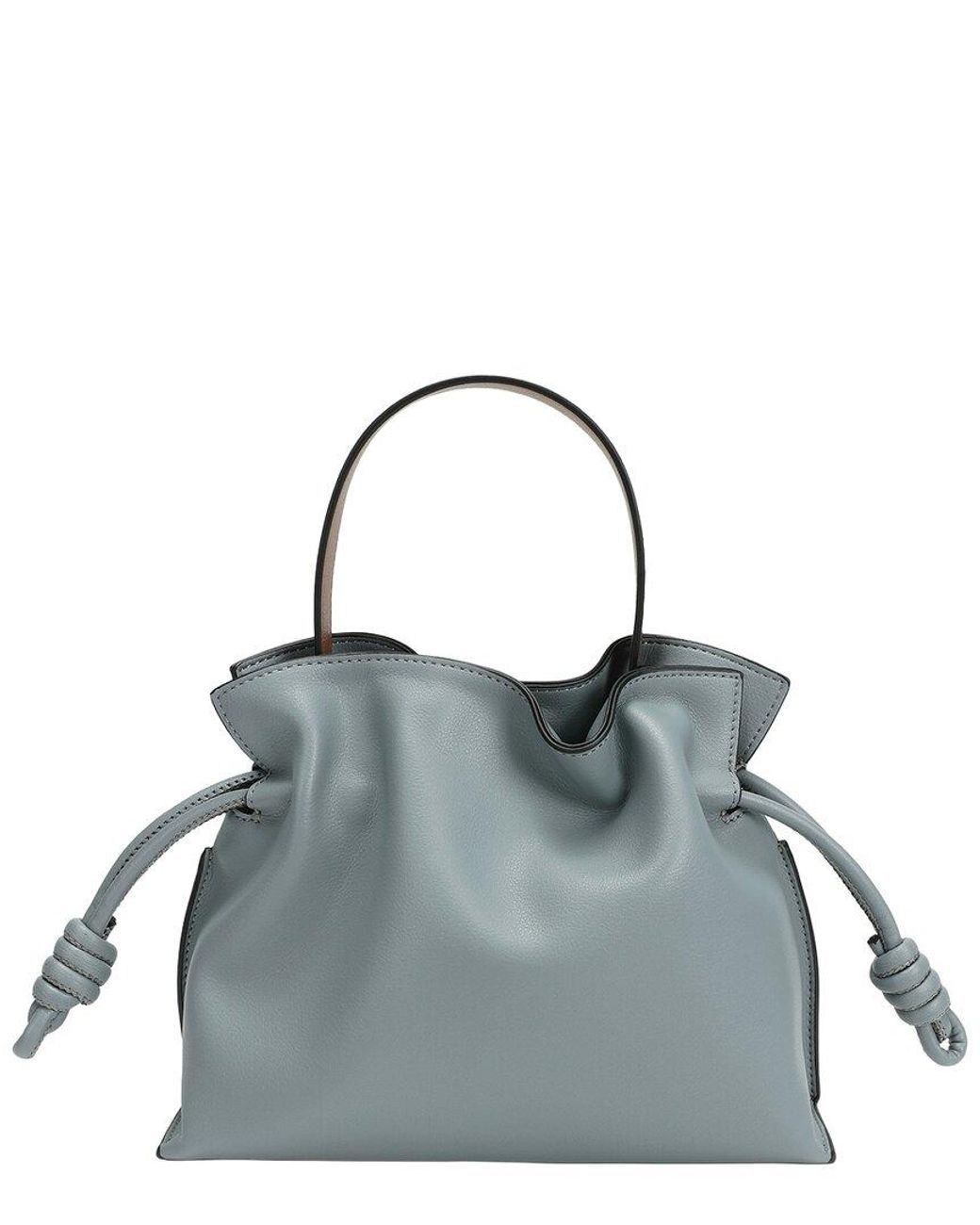 Tiffany & Fred Paris Blue Soft Leather Bucket Bag