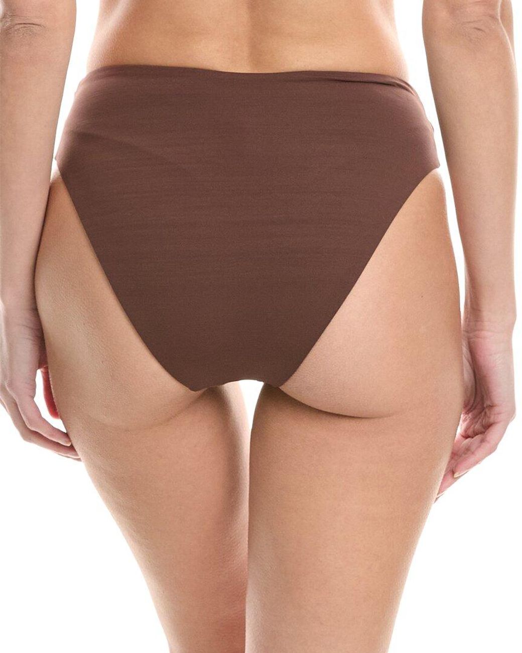 Helen Jon Brown Shirred Bottom