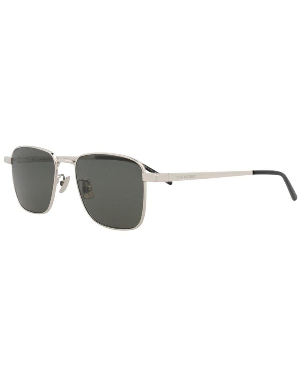 Saint Laurent Gray 52Mm Sunglasses for men