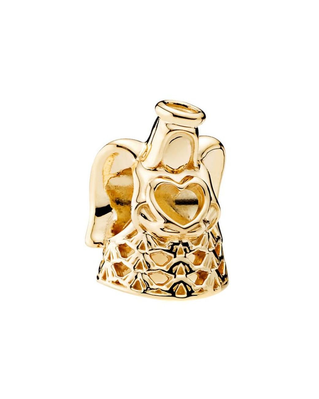 PANDORA 14k Gold Angel Of Grace Charm in Metallic | Lyst