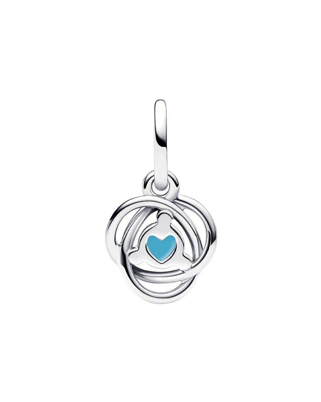 Pandora Blue Moments Cz Eternity Circle Dangle Charm