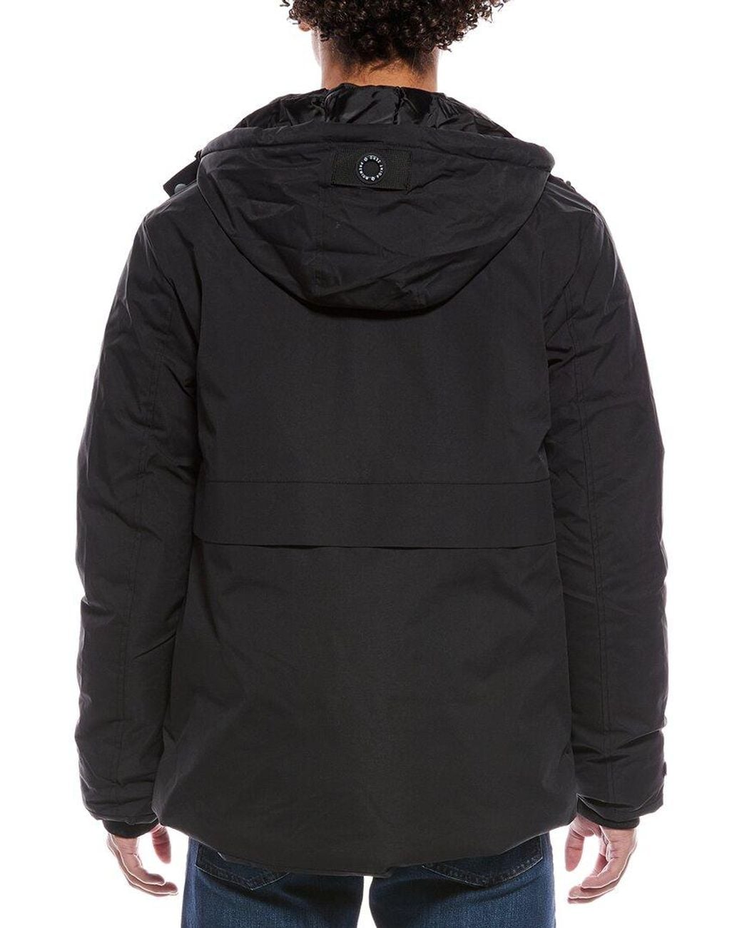 Point Zero Black Tech Down Coat for men