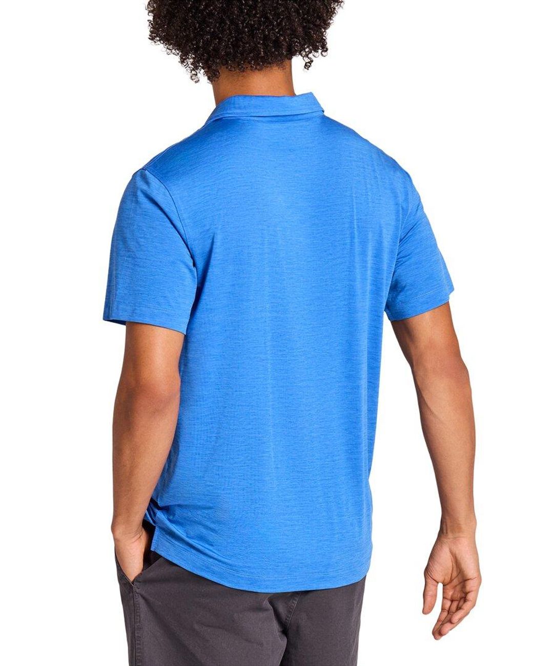 Life Is Good. Blue Sun Crusher Polo Shirt for men