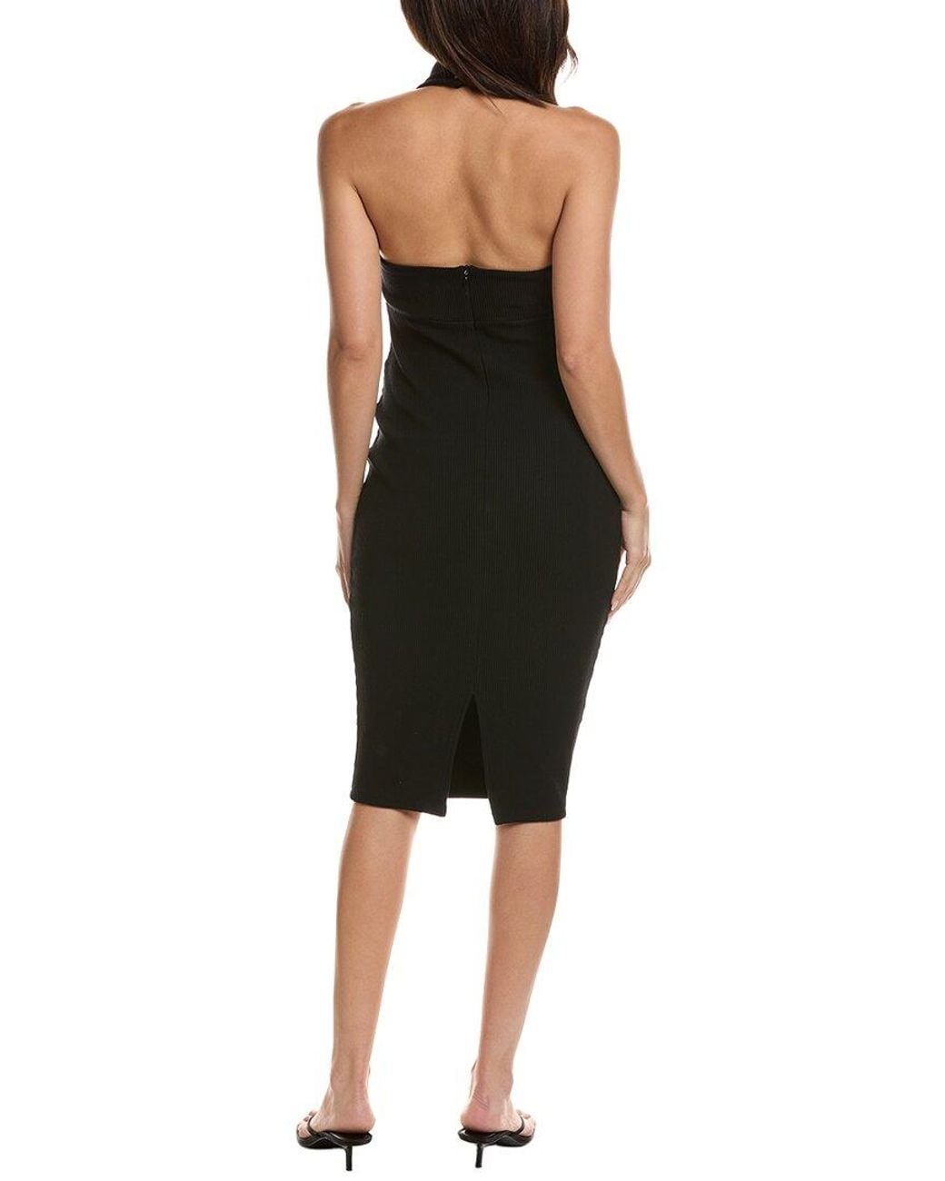 Sans Faff Black Kate Halter Dress