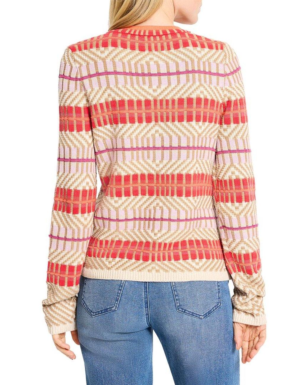 NIC+ZOE Red Energizer Cardigan