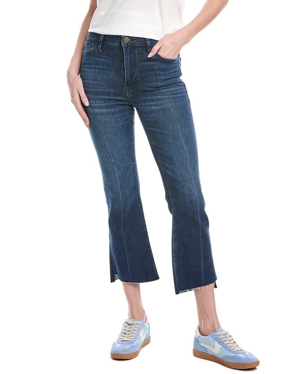 FRAME Blue Le Crop Calvin Mini Bootcut Jean