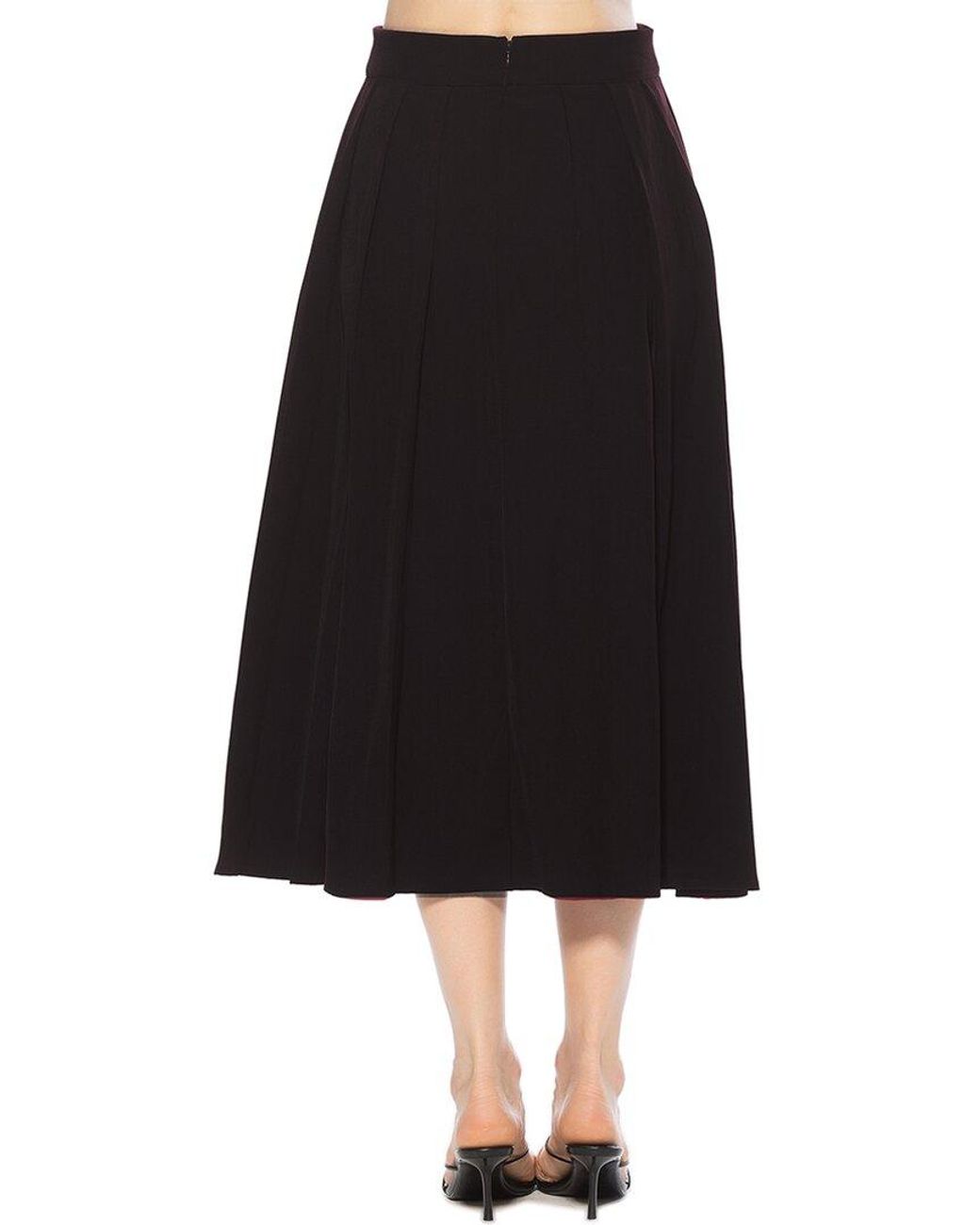 Alexia Admor Black Oren A-Line Skirt