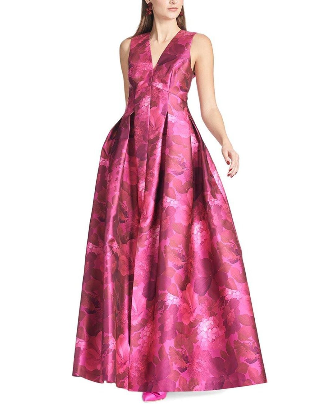 Sachin & Babi Pink Brooke Gown