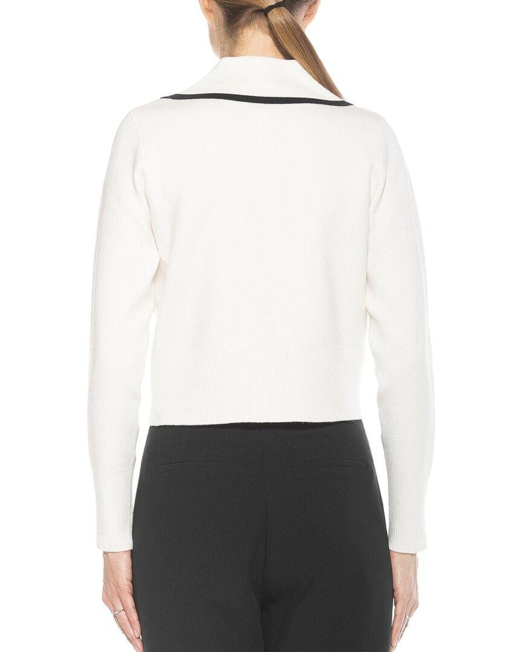 Alexia Admor White Mari Sweater Jacket