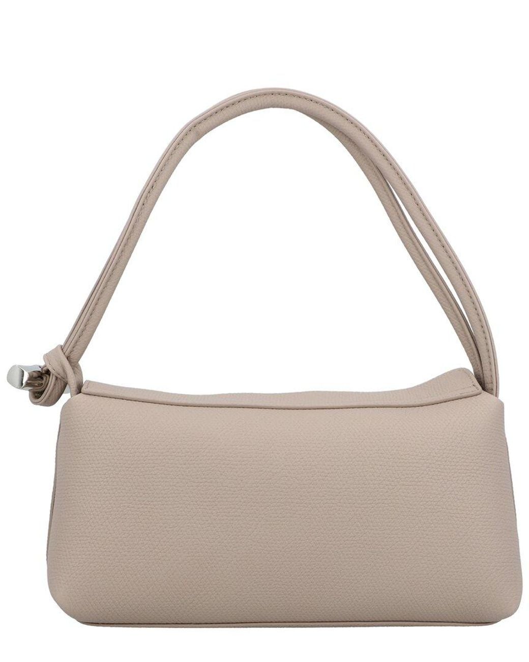Longchamp Brown Le Roseau Medium Leather Shoulder Bag