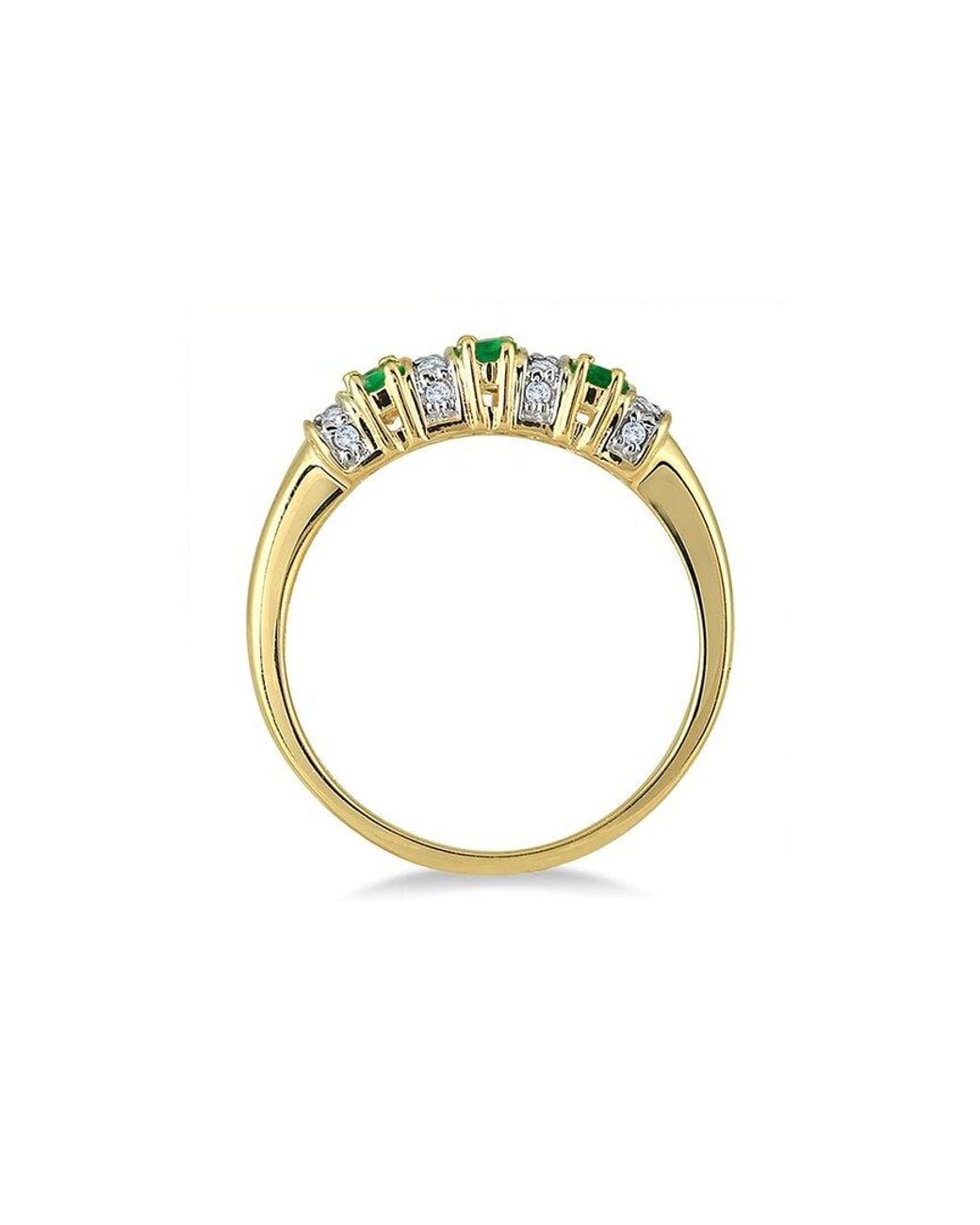 Gem Spark Green 14K 2.90 Ct. Tw. Diamond & Emerald Ring