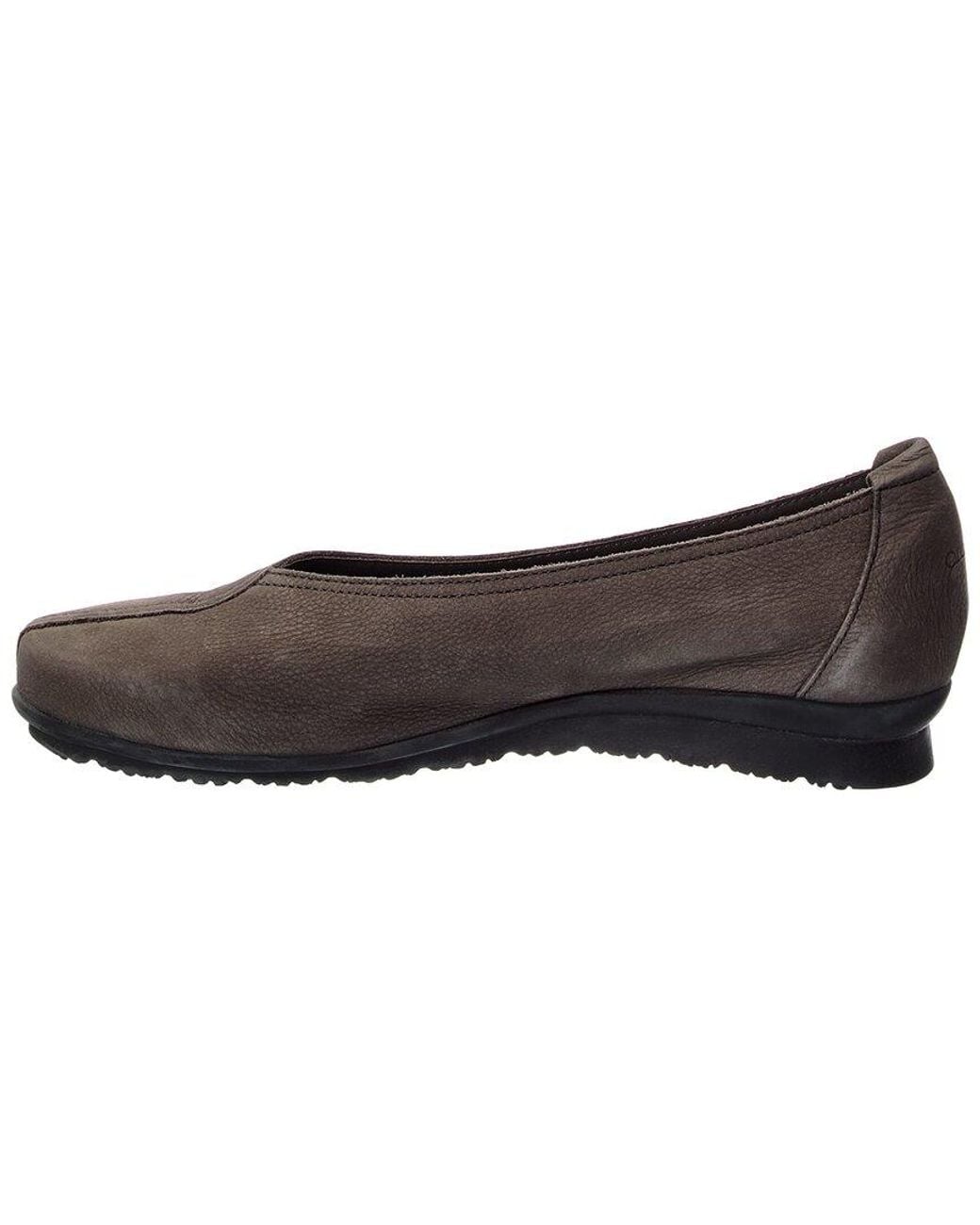Arche Brown Barene Leather Flat