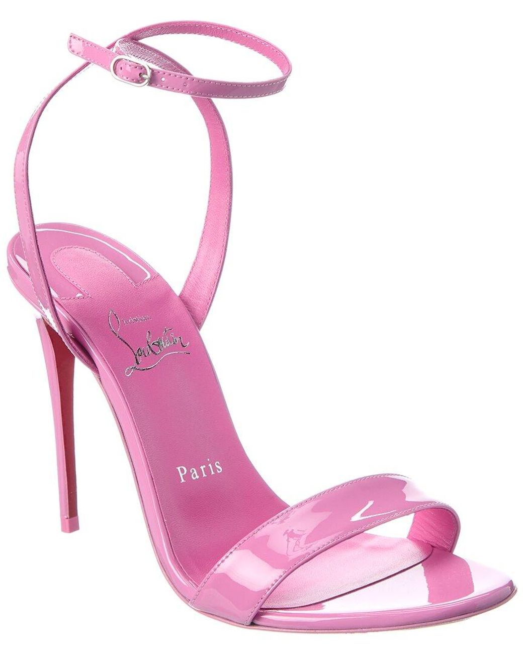 Pink christian louboutin heels best sale