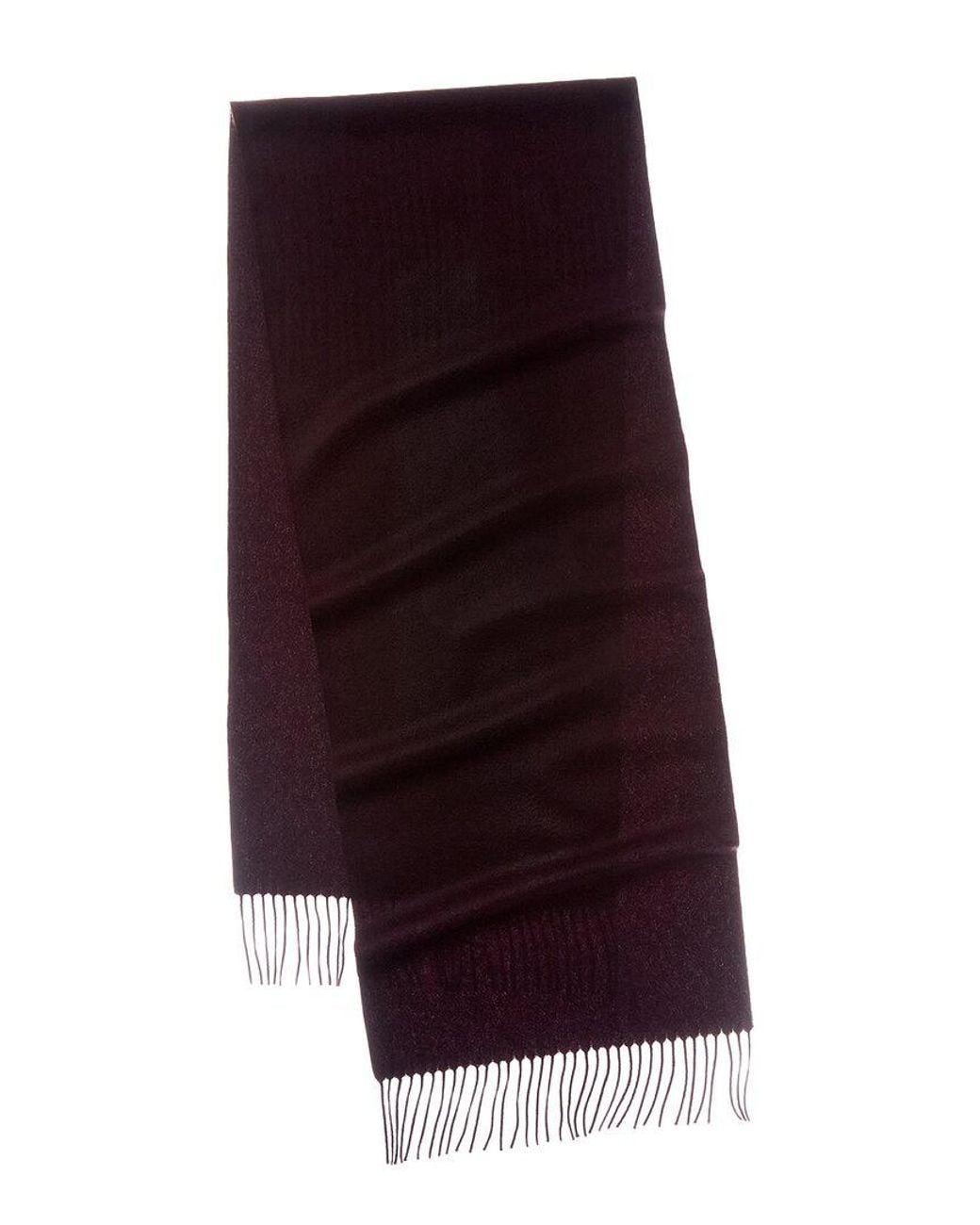 N.Peal Cashmere Purple Large Woven Cashmere Scarf