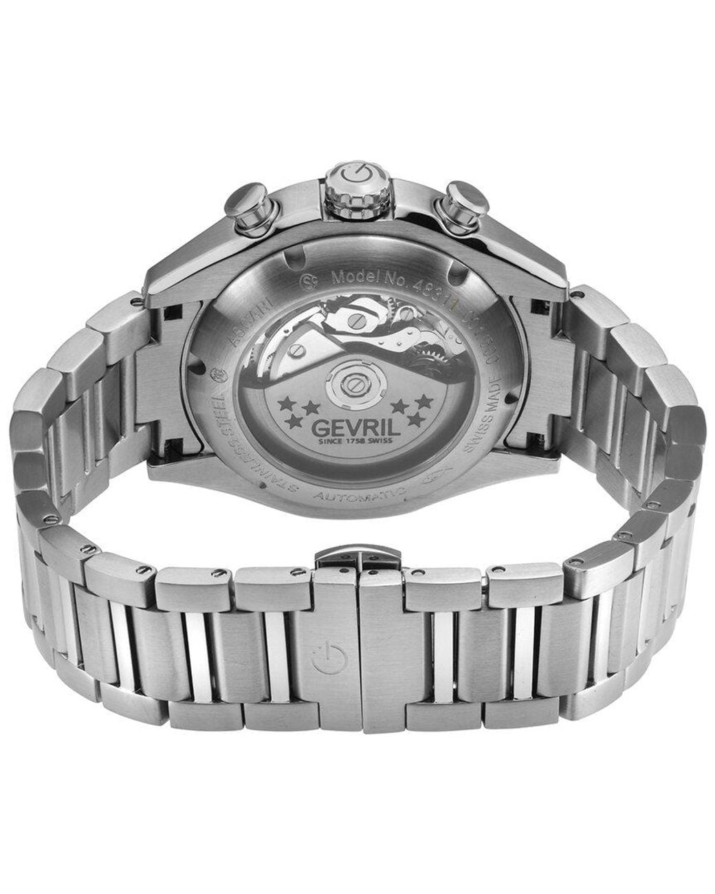 Gevril Gray Ascari Chronograph Watch for men
