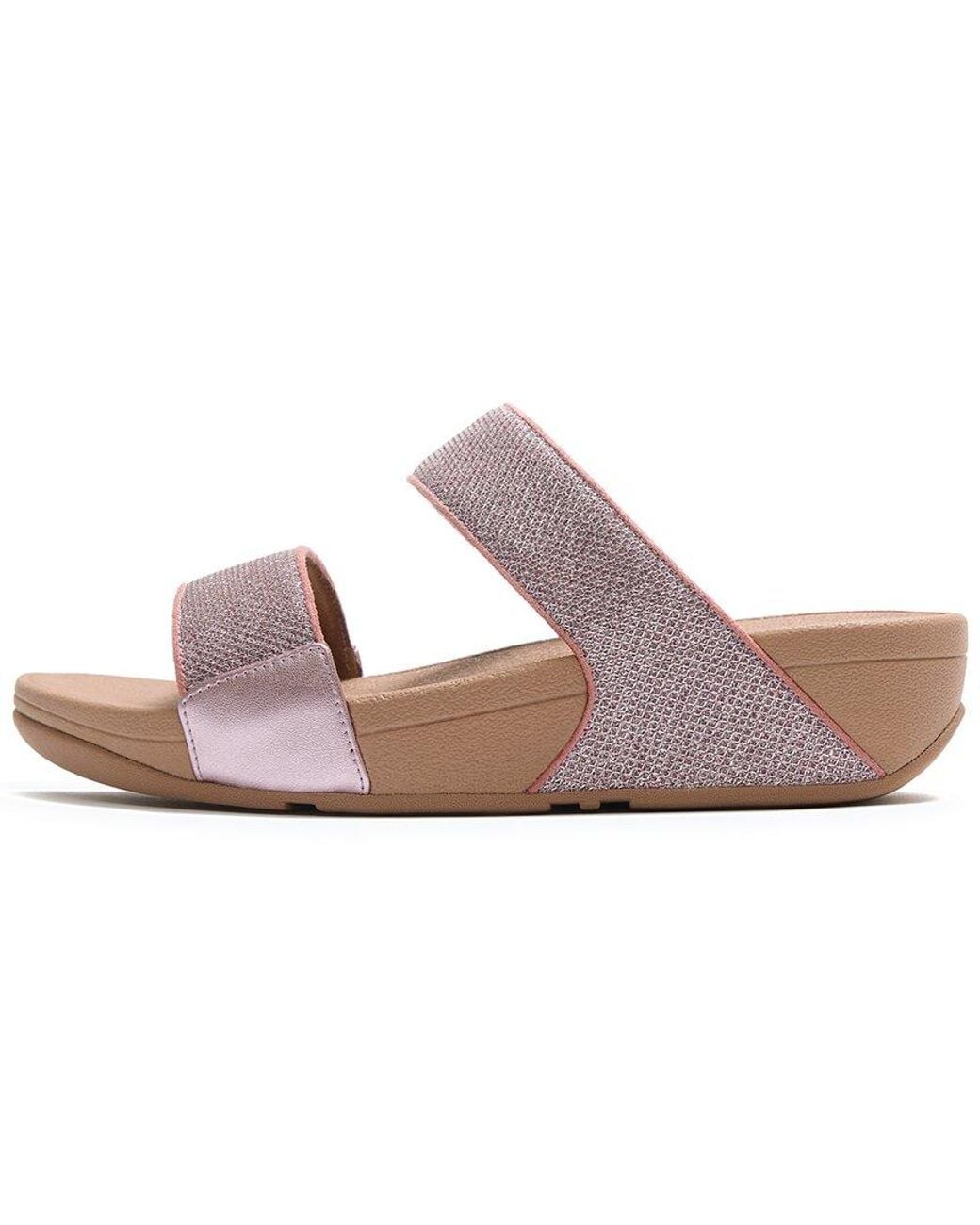 Fitflop Pink Lulu Shimmerglitz Sandal