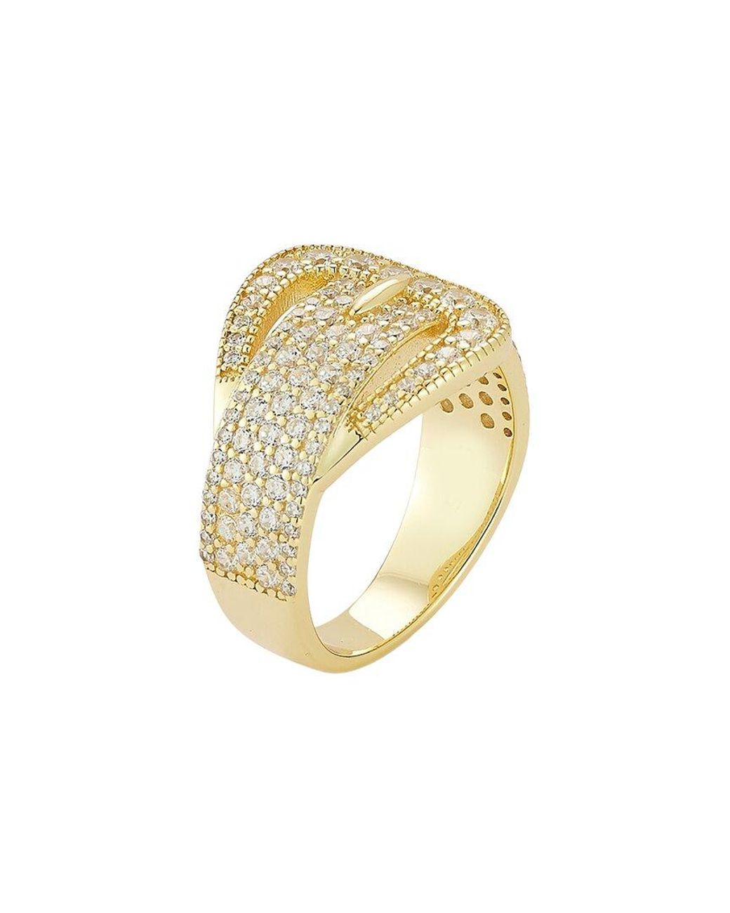 Sphera Milano Metallic 14K Plated Cz Ring