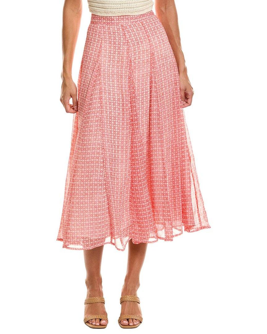 Vince Camuto Pink Maxi Skirt