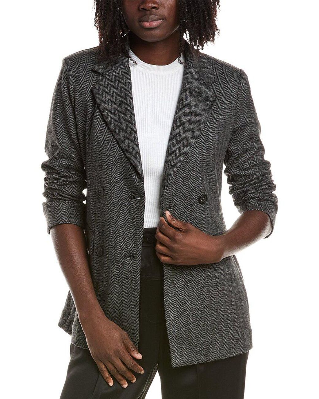 Max Mara Gray Mm By Albania Jersey Jacket