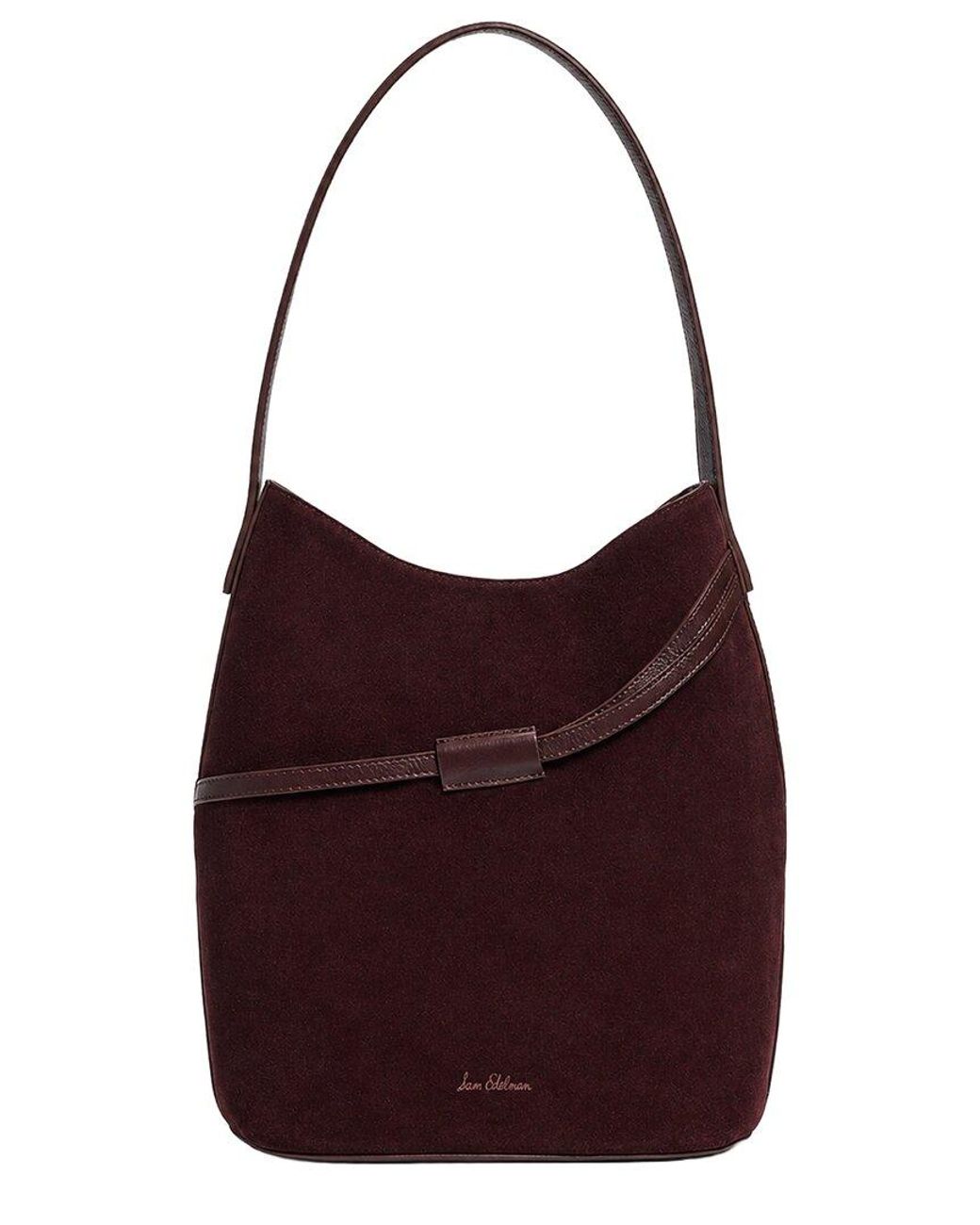 Sam Edelman Purple Bex Leather Tote