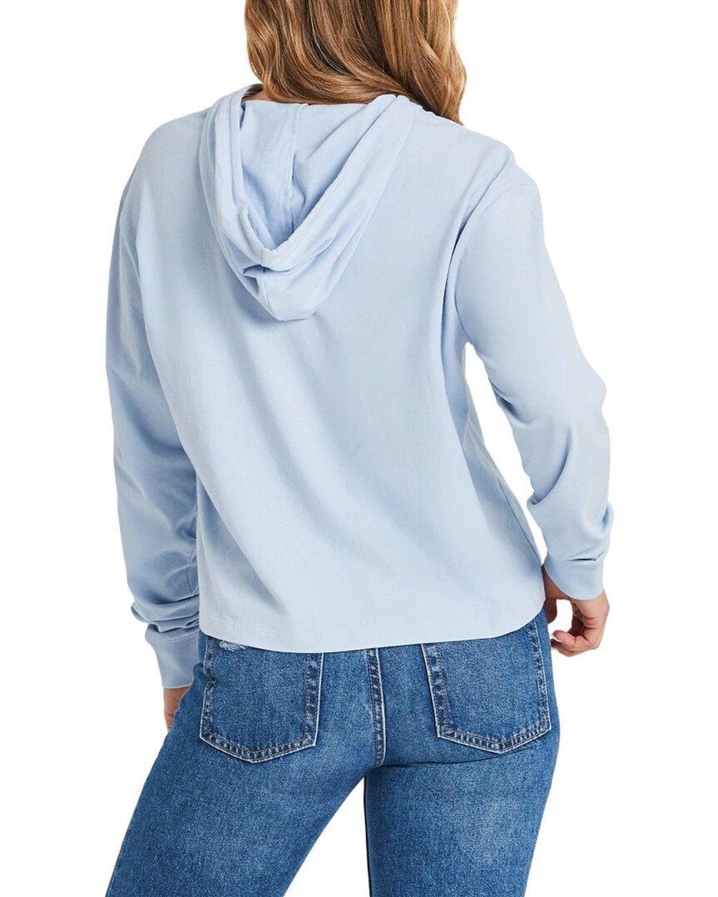 Life Is Good. Blue Boxy Hoodie
