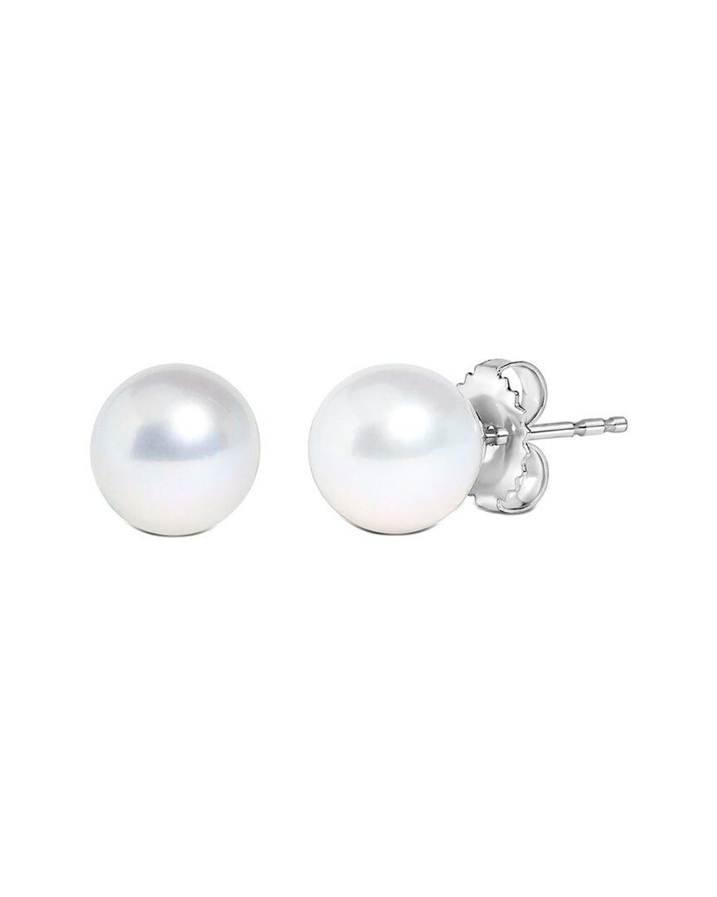 Haus of Brilliance White 14K Stud Earrings