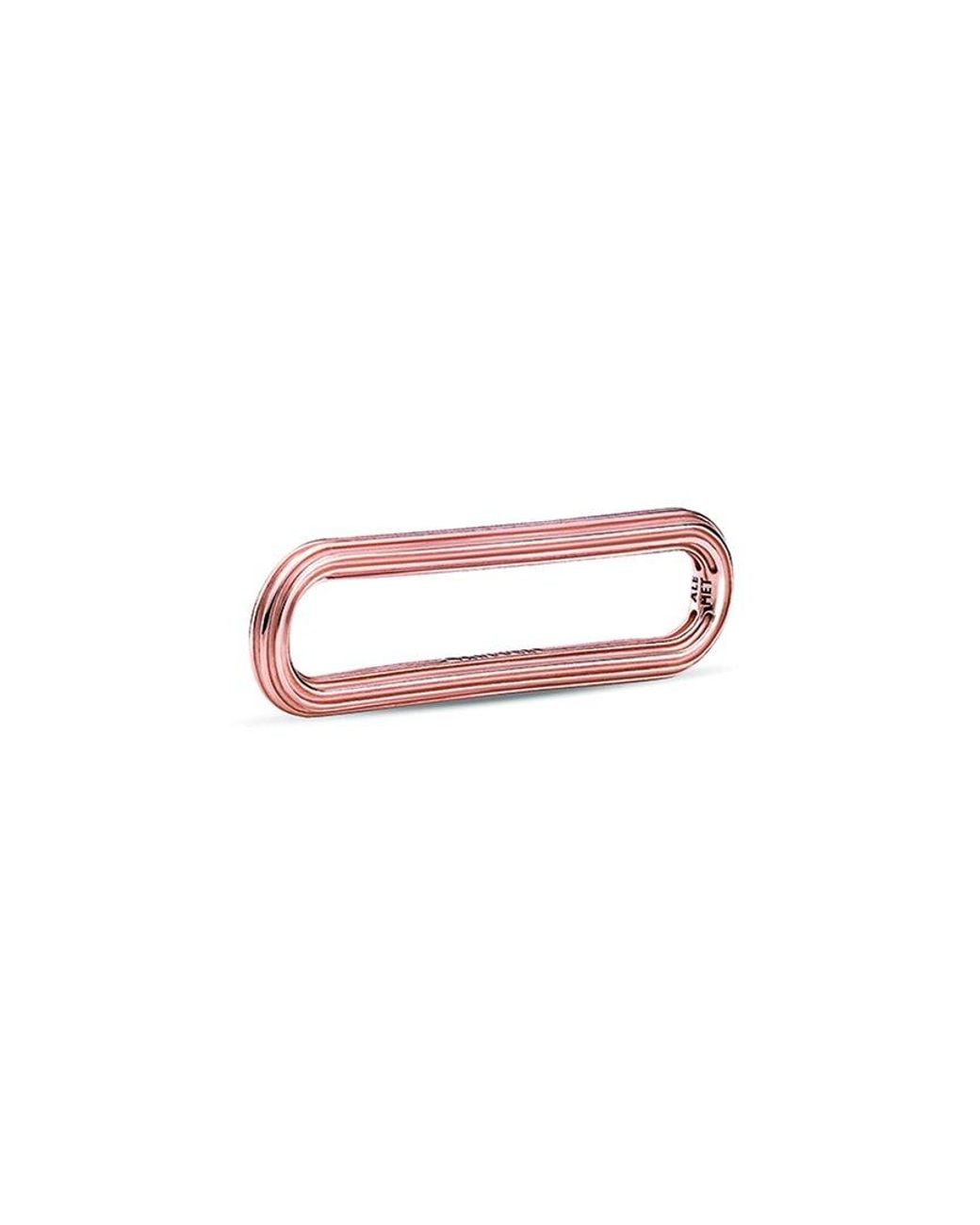 Pandora Pink Me 14k Plated Styling Link Charm