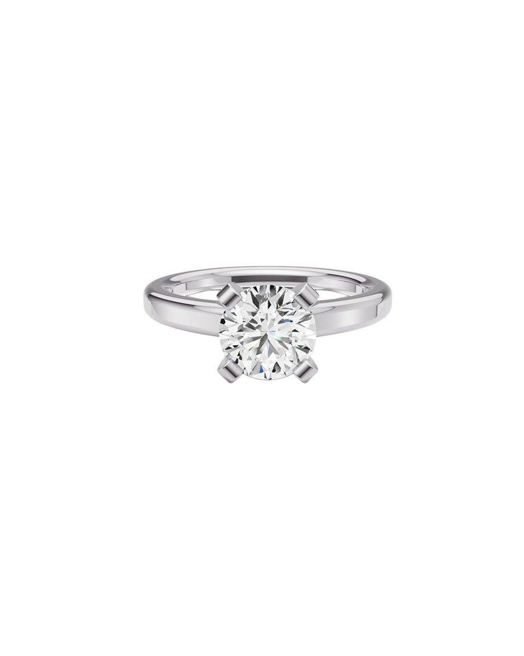 Lab Grown Diamonds White 14K 3.00 Ct. Tw. Lab-Grown Diamond Ring