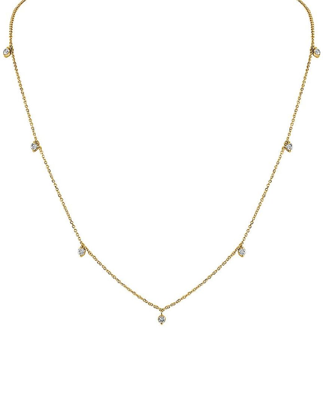 Sabrina Designs Metallic 14k 0.35 Ct. Tw. Diamond Necklace