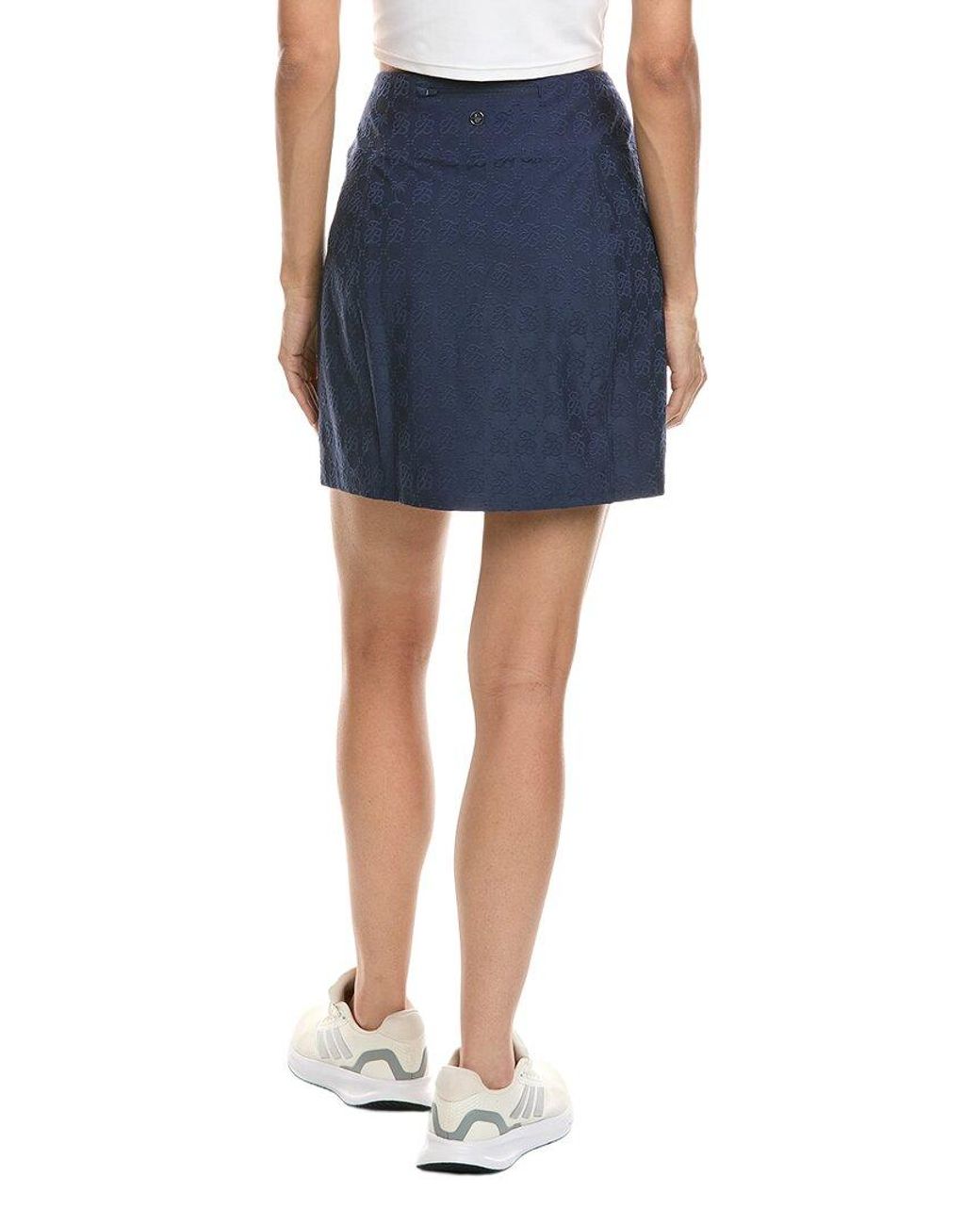 Tommy Bahama Blue Aubrey Monogram Jacquard Skort