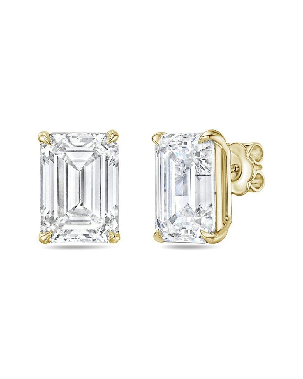 Diana M Metallic Diana M. 14K 10.00 Ct. Tw. Lab-Grown Diamond Earrings
