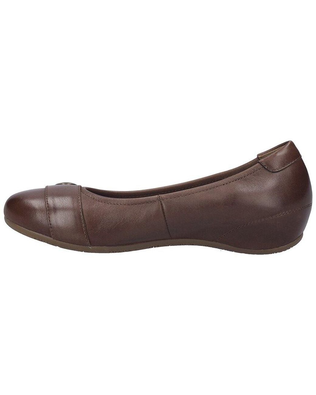 Josef Seibel Brown Florina 04 Leather Ballerina Flat